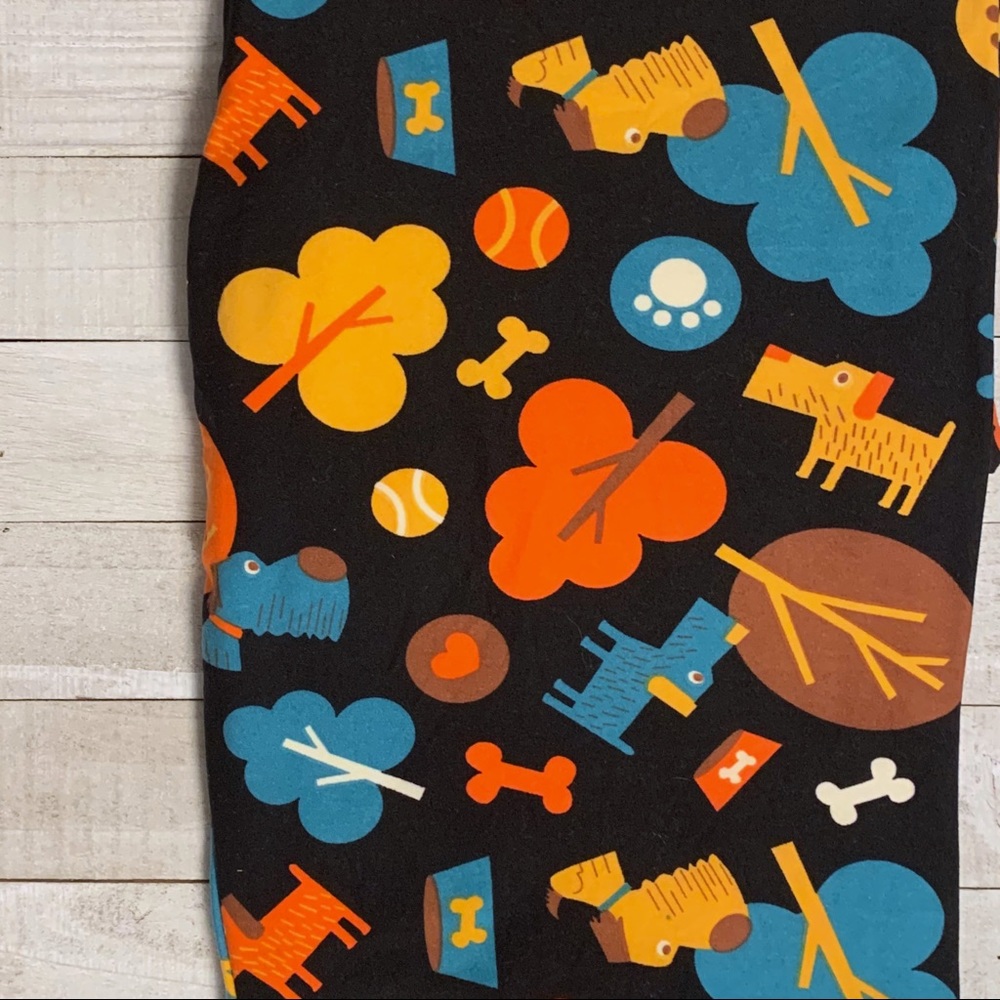 LuLaRoe dog print TC leggings - new